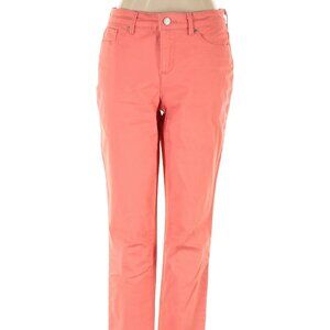Charter club womens lexington straight tummy slimming tuscon coral pants.